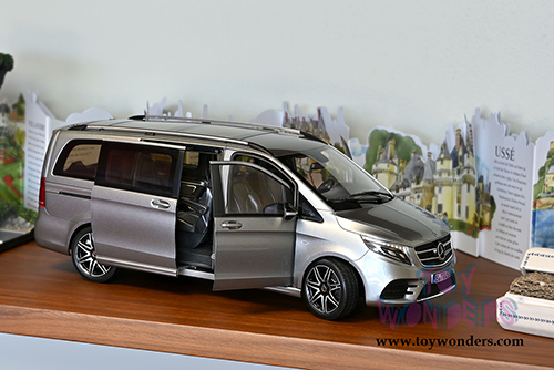 Norev - Mercedes-Benz V-Class AMG Line Van (2018, 1/18 scale diecast model car, Grey Metallic) 183488