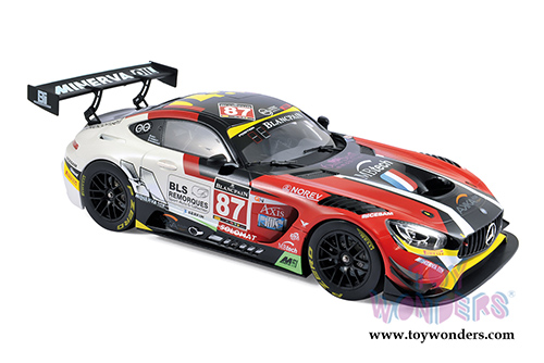 Norev - Mercedes AMG GT3 #87 Ricci / Beaubelique / Vannelet (Team Akka) Winners GT Series Monza 2016 (1/18 scale diecast model car, Red/White) 183492