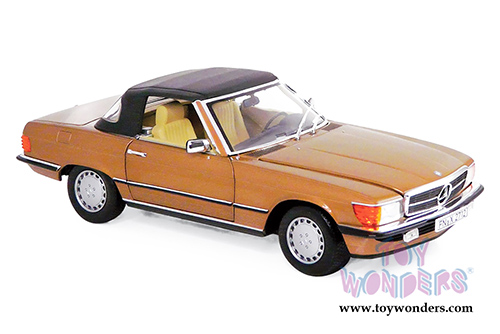 Norev - Mercedes-Benz 300 SL Convertible (1986, 1/18 scale diecast model car, Gold Metallic) 183514
