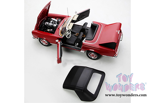 Norev - Mercedes-Benz 280 SL Convertible (1969, 1/18 scale diecast model car, Red) 183520