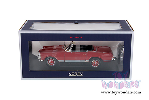 Norev - Mercedes-Benz 280 SL Convertible (1969, 1/18 scale diecast model car, Red) 183520