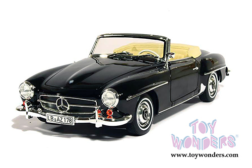 Norev - Mercedes-Benz 190 SL Convertible (1957, 1/18 scale diecast model car, Black) 183538