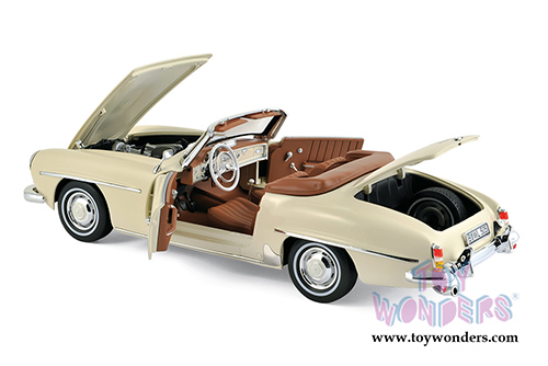 Norev - Mercedes-Benz 190 SL Convertible (1957, 1/18 scale diecast model car, Beige) 183539