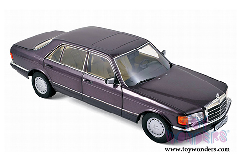Norev - Mercedes-Benz 560 SEL Hard Top (1991, 1/18 scale diecast model car, Purple) 183544