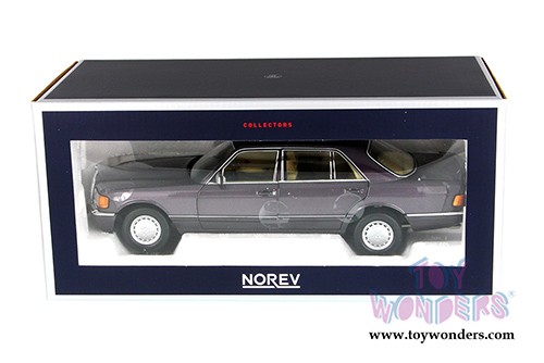 Norev - Mercedes-Benz 560 SEL Hard Top (1991, 1/18 scale diecast model car, Purple) 183544