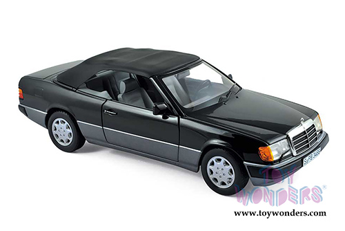 Norev - Mercedes-Benz 300 CE-24 Cabriolet Convertible (1990, 1/18 scale diecast model car, Black) 183566