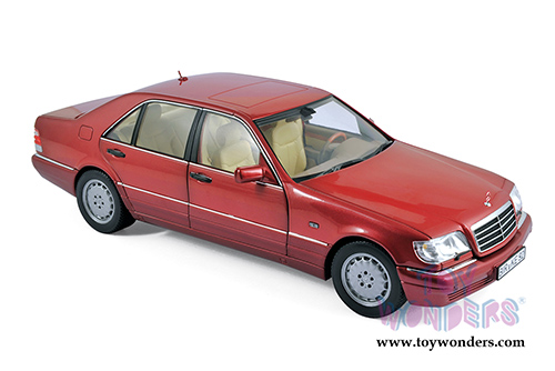 Norev - Mercedes-Benz S500 Hardtop (1997, 1/18 scale diecast model car, Red Metallic) 183579