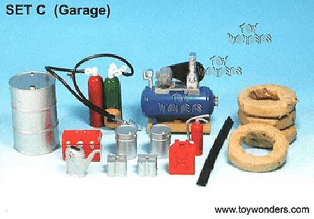 Phoenix Garage Accessory Set - Garage/Repair shop theme (1:24) 18410C