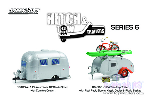 Greenlight - Hitch & Tow Trailers Series 6 (1/24 scale diecast model car, Asstd.) 18460