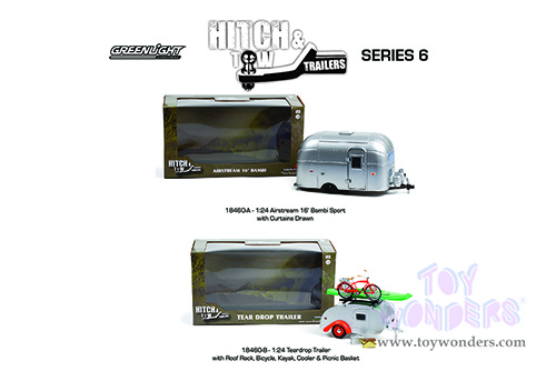 Greenlight - Hitch & Tow Trailers Series 6 (1/24 scale diecast model car, Asstd.) 18460