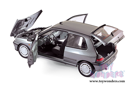 Norev - Renault Clio 16S Hardtop (1991, 1/18 scale diecast model car, Tungsten Gray) 185234