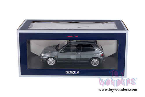 Norev - Renault Clio 16S Hardtop (1991, 1/18 scale diecast model car, Tungsten Gray) 185234
