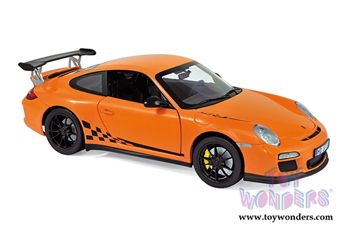 Norev - Porsche 911 GT3 RS Hardtop (2010, 1/18 scale diecast model car, Orange) 187562