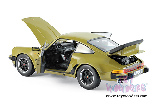 Norev - Porsche 911 Turbo 3.3 Hardtop (1977, 1/18 scale diecast model car, Olive green) 187575
