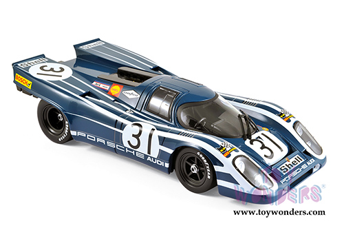 Norev - Porsche 917K #31 4th place Watkins Glen 6H Elford/Hulme  (1970, 1/18 scale diecast model car, Blue) 187583