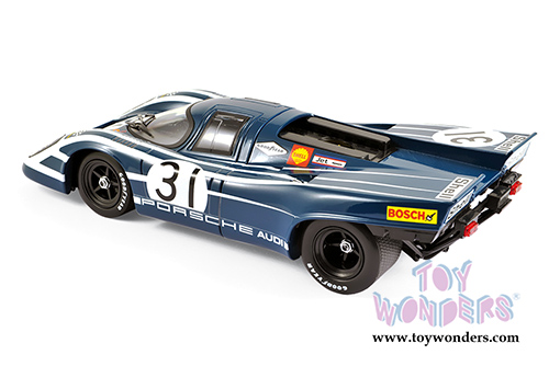 Norev - Porsche 917K #31 4th place Watkins Glen 6H Elford/Hulme  (1970, 1/18 scale diecast model car, Blue) 187583