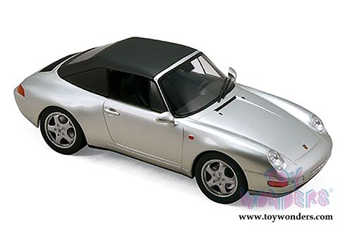 Norev - Porsche 911 Carrera Cabriolet Convertible (1993, 1/18 scale diecast model car, Silver) 187592