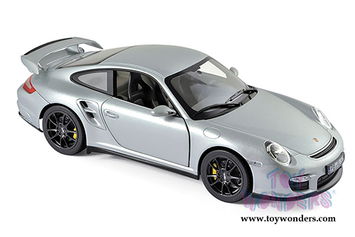 Norev - Porsche 911 GT2 Hardtop (2007, 1/18 scale diecast model car, Silver) 187594