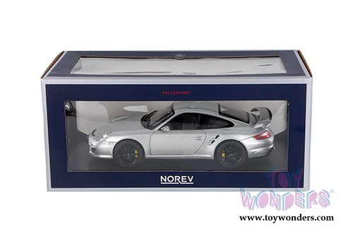 Norev - Porsche 911 GT2 Hardtop (2007, 1/18 scale diecast model car, Silver) 187594