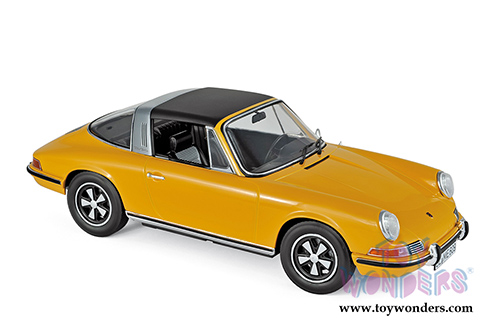Norev - Porsche 911 E Targa Convertible (1969, 1/18 scale diecast model car, Orange) 187633