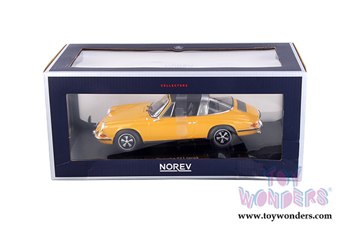Norev - Porsche 911 E Targa Convertible (1969, 1/18 scale diecast model car, Orange) 187633