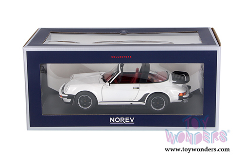 Norev - Porsche 911 Turbo Targa (1987, 1/18 scale diecast model car, White) 187660