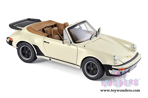 Norev - Porsche 911 Turbo Cabriolet Convertible (1987, 1/18 scale diecast model car, Ivory) 187661