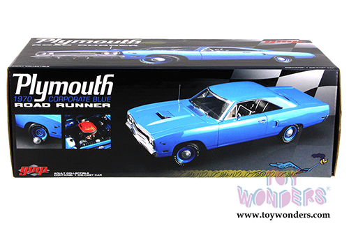 Greenlight - Plymouth Road Runner Hard Top (1970, 1/18 scale diecast model car, Blue) 18801BU