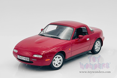 Norev - Mazda MX-5 Miata Convertible (1989, 1/18 scale diecast model car, Red) 188020