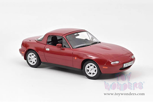 Norev - Mazda MX-5 Miata Convertible (1989, 1/18 scale diecast model car, Red) 188020