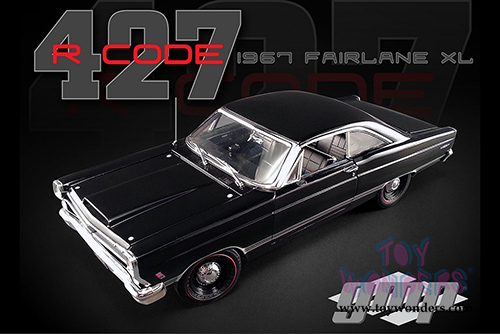 GMP - Ford Fairlane XL 427 R Code Hard Top (1967, 1/18 scale diecast model car, Black) 18803BK