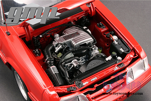 Greenlight - Ford Mustang LX Hard Top (1993, 1/18 scale diecast model car, Vermillion Red) 18804R