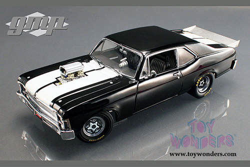 GMP - 1320 Drag Kings | Chevrolet&reg; Nova&trade; Hard Top (1970, 1/18 scale diecast model car, Black) 18808