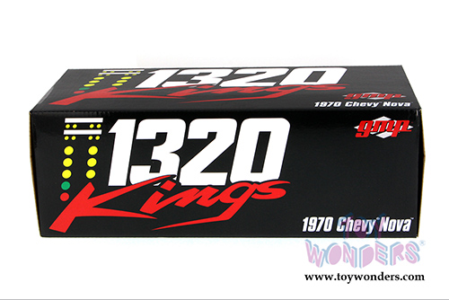 GMP - 1320 Drag Kings | Chevrolet&reg; Nova&trade; Hard Top (1970, 1/18 scale diecast model car, Black) 18808