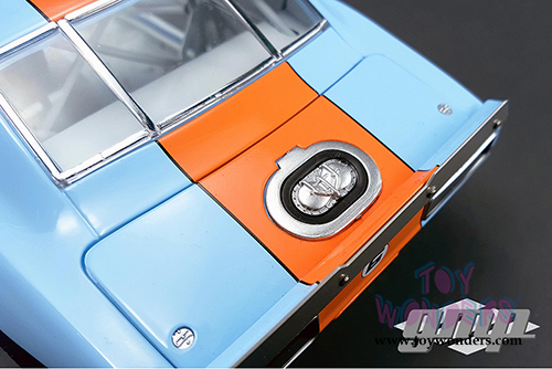 GMP - Chevrolet Camaro #6 Gulf Oil Street Fighter Hard Top (1968, 1/18 scale diecast model car, Blue w/Orange) 18814