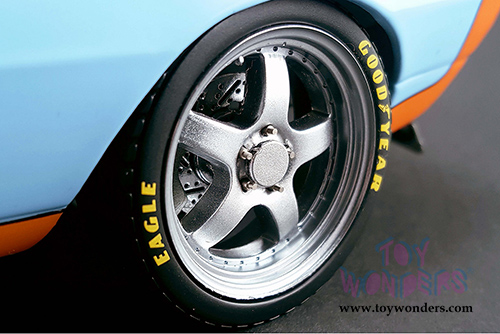 GMP - Chevrolet Camaro #6 Gulf Oil Street Fighter Hard Top (1968, 1/18 scale diecast model car, Blue w/Orange) 18814