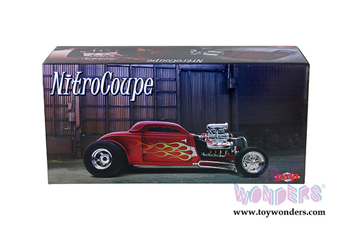 GMP - Blown Altered Nitrocoupe (1934, 1/18 scale diecast model car, Metallic Red/Flames) 18816