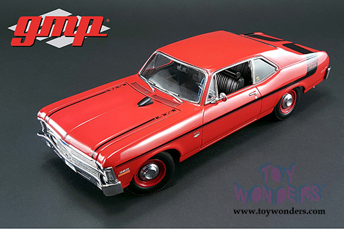GMP - Chevrolet&reg; Nova&trade; Yenko Deuce Hardtop (1970, 1/18 scale diecast model car, Cranberry Red) 18830