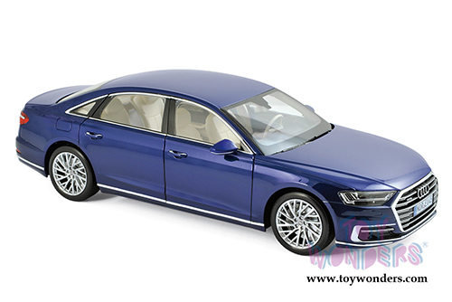 Norev - Audi A8 L Hardtop (2017, 1/18 scale diecast model car, Blue Metallic) 188365