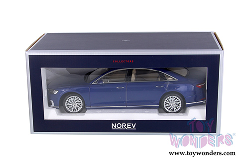 Norev - Audi A8 L Hardtop (2017, 1/18 scale diecast model car, Blue Metallic) 188365