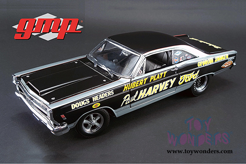 GMP - Ford Fairlane Hubert Platt "Georgia Shaker" Hardtop (1967, 1/18 scale diecast model car, Black) 18838