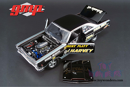 GMP - Ford Fairlane Hubert Platt "Georgia Shaker" Hardtop (1967, 1/18 scale diecast model car, Black) 18838