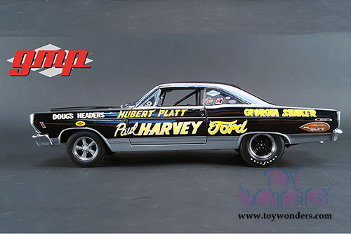 GMP - Ford Fairlane Hubert Platt "Georgia Shaker" Hardtop (1967, 1/18 scale diecast model car, Black) 18838