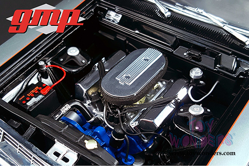 GMP - Ford Fairlane Hubert Platt "Georgia Shaker" Hardtop (1967, 1/18 scale diecast model car, Black) 18838