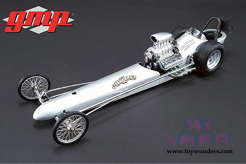 GMP - "The Chizler V" Vintage Dragster (1/18 scale diecast model car, Silver) 18847