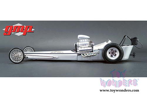 GMP - "The Chizler V" Vintage Dragster (1/18 scale diecast model car, Silver) 18847