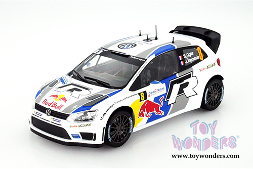 Norev - Sebastian Ogier-Julien Ingrassia Volkswagen Polo R WRC Race Car #8 Hard Top (Winner Rallye de France 2013, 1/18 scale diecast model car) 188475