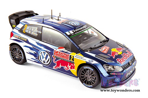 Norev - Volkswagen Polo R WRC #2 - Rallye Monte Carlo 2015 - Latvala / Anttila (2015, 1/18 scale diecast model car, Blue) 188478