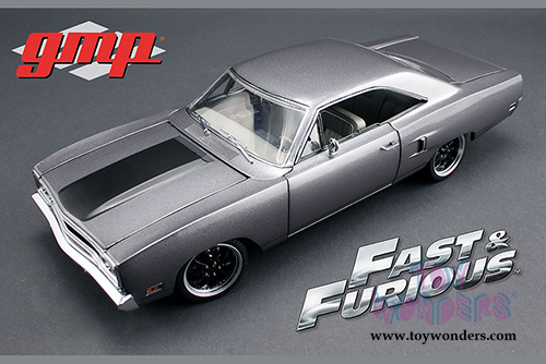 GMP - Plymouth Road Runner "The Hammer" The Fast & Furious Tokyo Drift Movie (1970, 1/18 scale diecast model car, Silver w/Black) 18857