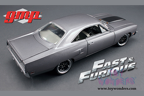 GMP - Plymouth Road Runner "The Hammer" The Fast & Furious Tokyo Drift Movie (1970, 1/18 scale diecast model car, Silver w/Black) 18857